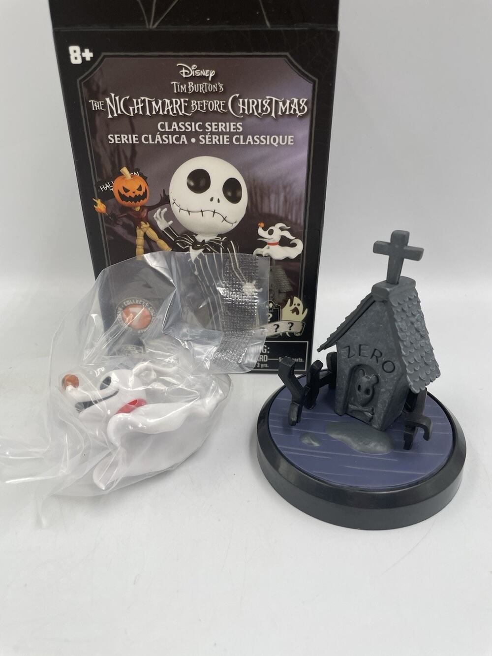 Beast Kingdom YuMe ZERO 4" Figure Set Nightmare Before Christmas Classic Series